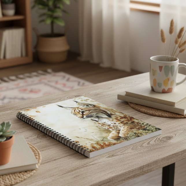 Carnet Faune de la nature Lynx des bois (Créateur téléchargé)