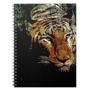 Carnet faune sauvage de la jungle prédateur safari animal