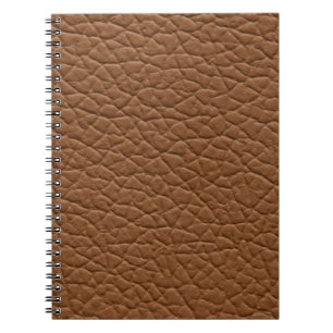 Carnet Faux cuir teintes brun clair texture majeure. abs
