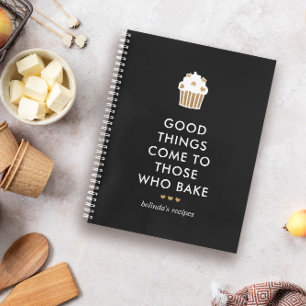 Carnet Faux Gold Cupcake Bonne Chose Baking Recette
