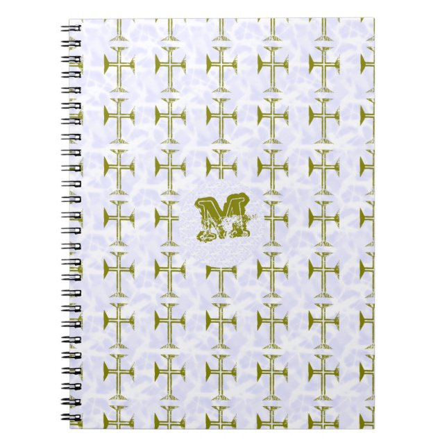 Carnet Faux Gold Détruit Look Cross (Devant)