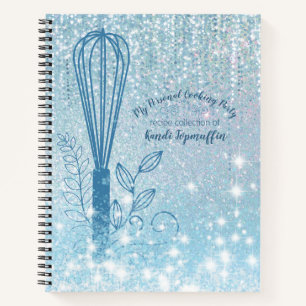 Carnet Faux parties scintillant whisk recette personnalis