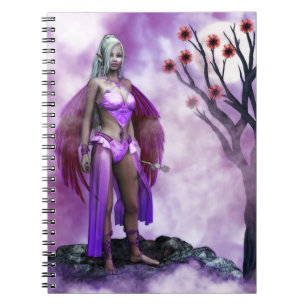 Carnet Fée à fleurs twilight