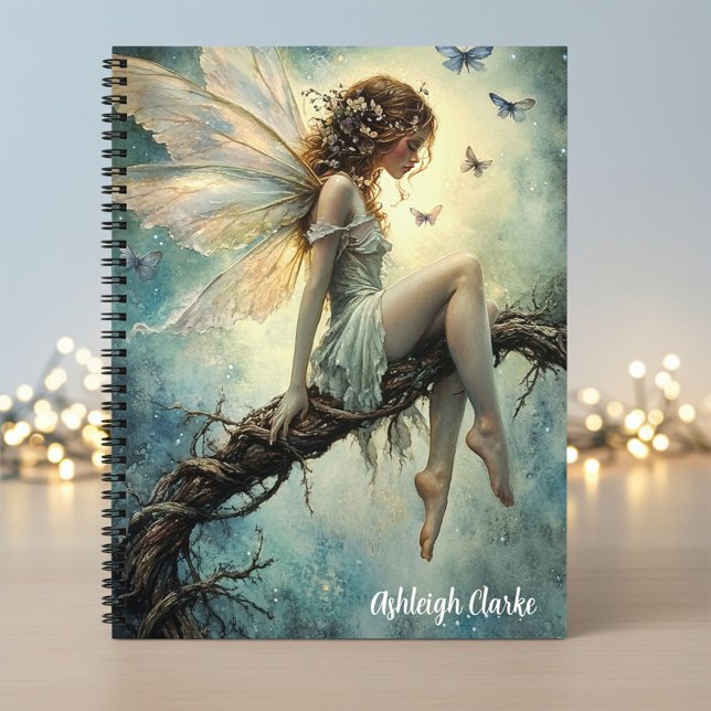 Carnet Fée assise (Créateur téléchargé)