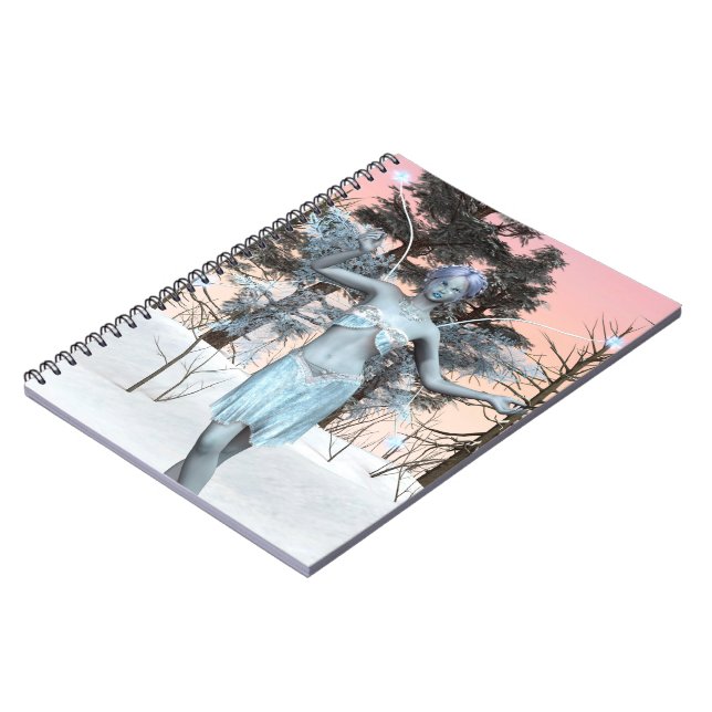Carnet Fée de glace (Côté gauche)