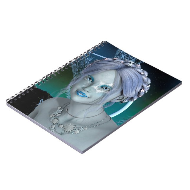 Carnet Fée de neige fantastique (Côté gauche)