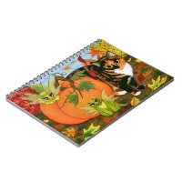 Carnet féerique d'automne d'automne de chats de