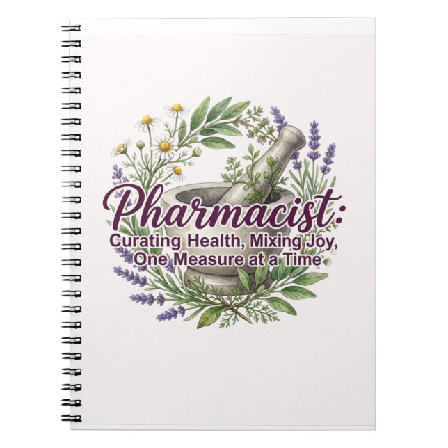 Carnet Félicitations pour le nouveau poste de pharmacien (Devant)