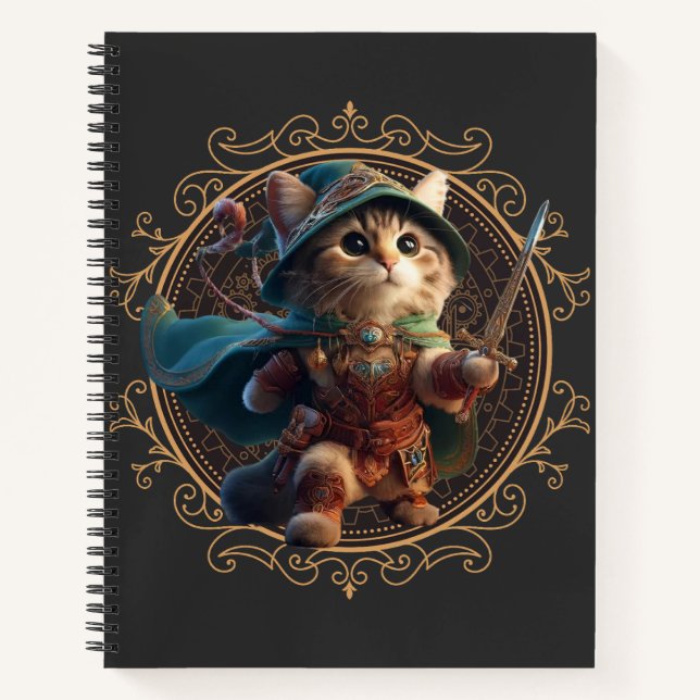 Carnet Feline Imaginaire Adventure (Devant)