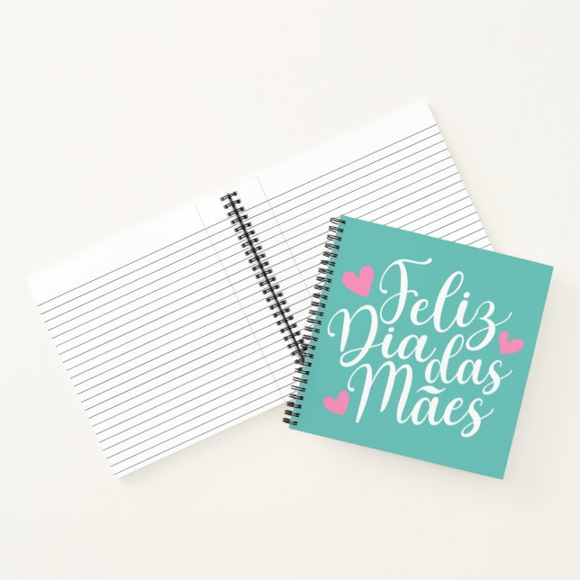 Carnet Feliz Dia Das Mães Joyeuse Fête des Mères | Ordina (Intérieur)