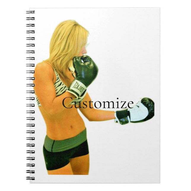Carnet Female Fitness Model boxing Thunder_Cove (Devant)