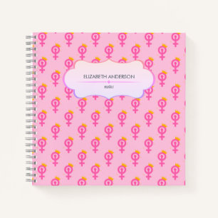 Carnet Féministe Personnalisé Rose
