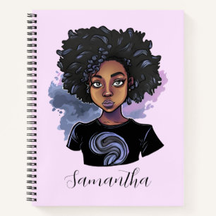 Carnet Femme afro-américaine pétillante