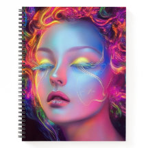 Femme Alien aux cheveux cosmiques