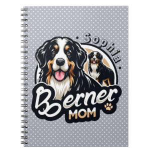 Carnet Femme Berner Maman - Bernese Mountain Dog Mom Cade