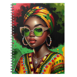 Carnet Femme chrétienne noire mélisse afro-américaine