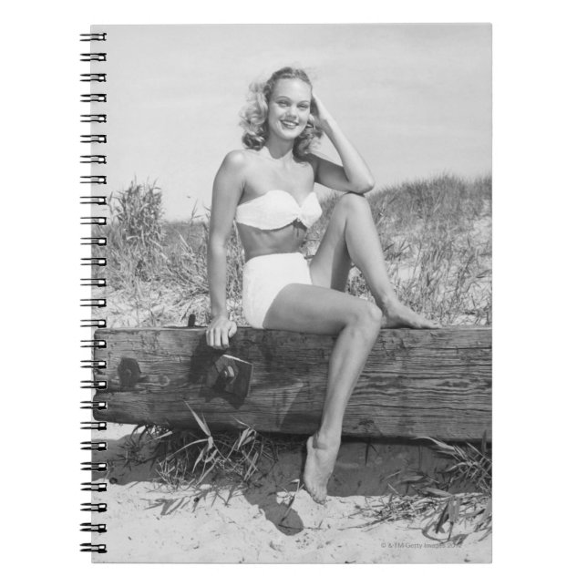 Carnet Femme dans le bikini (Devant)