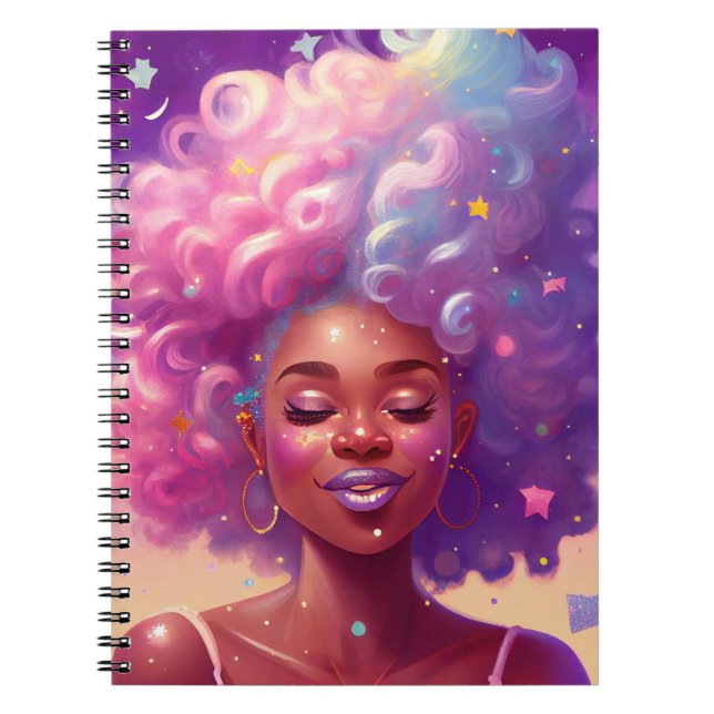Carnet Femme de rêve céleste (Devant)