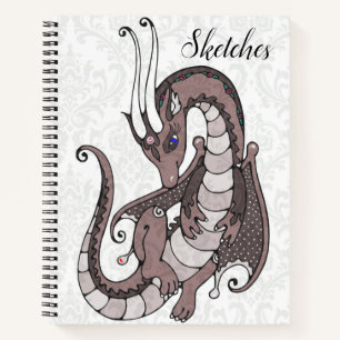 Carnet Femme Dragon Personnalisée
