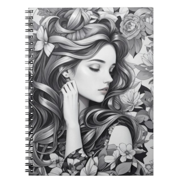 Carnet Femme endormie (Devant)