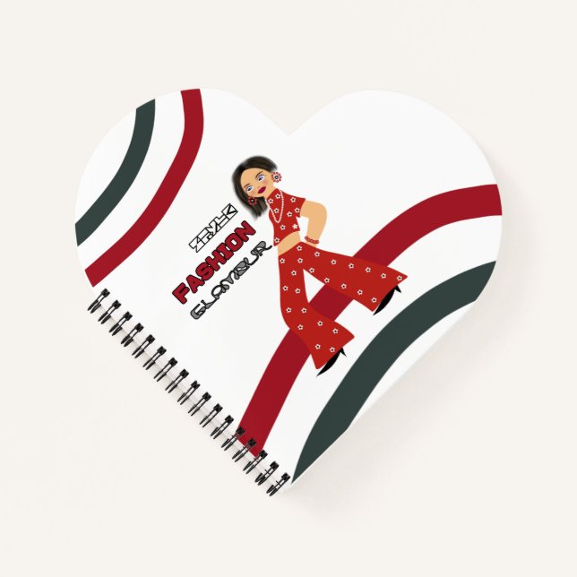 Carnet Femme glamour (Devant)