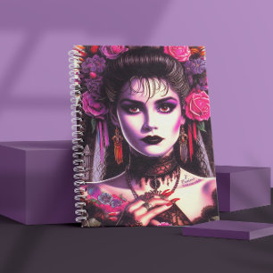 Carnet Femme Hispanique Gothique