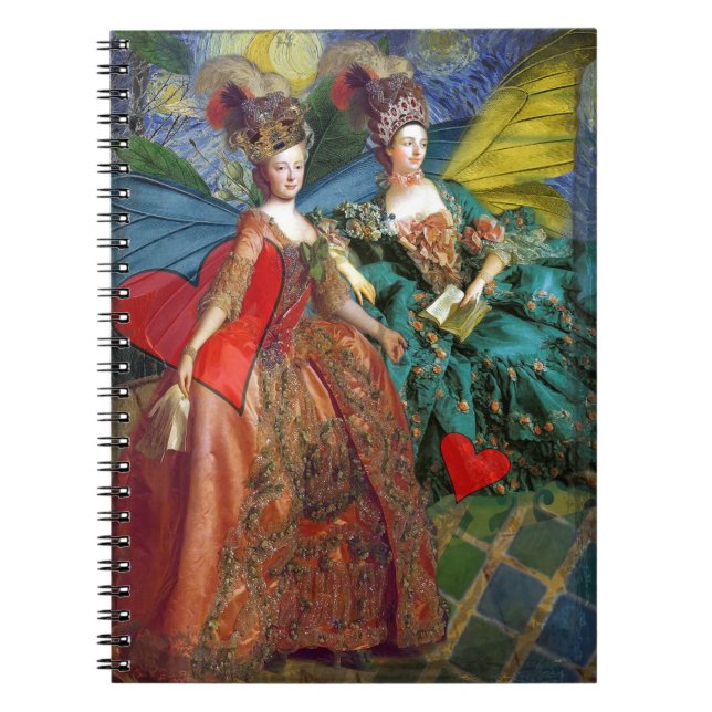 Carnet Femme Papillon Capricieuse Gémeaux Gothique Classi (Devant)