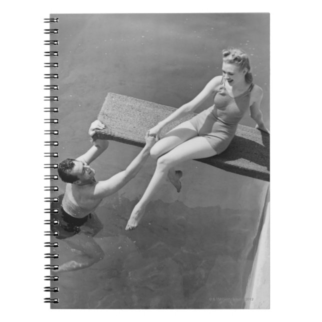 Carnet Femme sur le conseil de plongée (Devant)