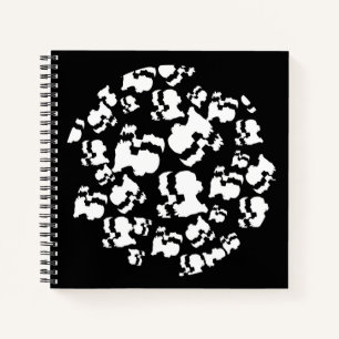 Carnet Femmes abstraites noires et blanches