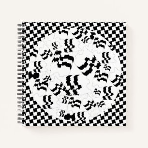 Carnet Femmes abstraites noires et blanches