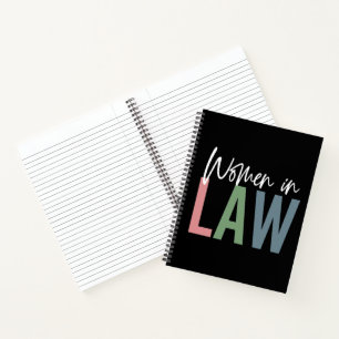 Carnet Femmes en droit Étudiante en droit rétro