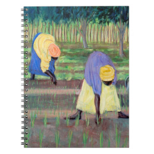 Carnet Femmes faisant du jardinage 2005
