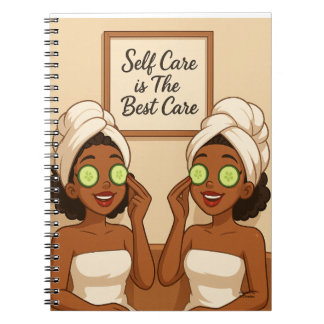 Carnet Femmes noires jouissant de l'amour de soi autosoig