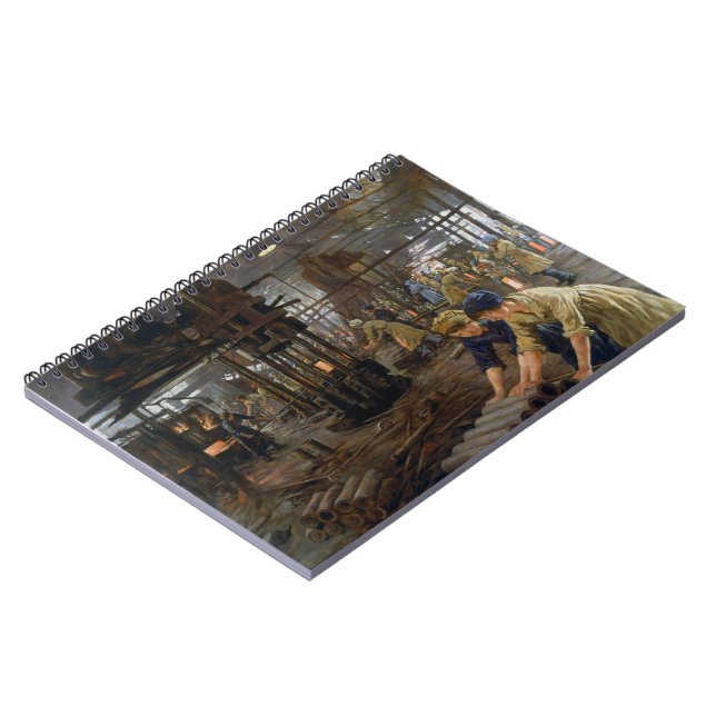 Carnet Femmes travaillant dans une usine de munitions en  (Côté gauche)