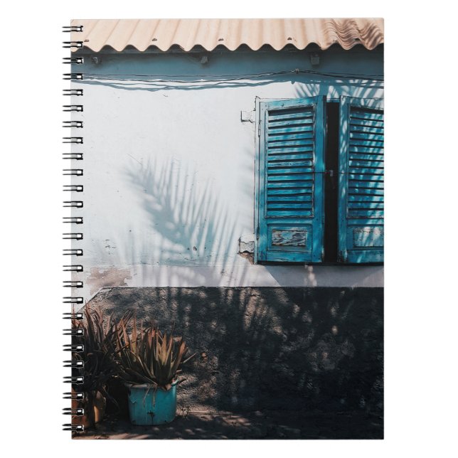 CARNET FENÊTRES OUVERTES BLEUES (Devant)