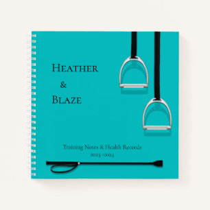 Carnet Fer à sirop et équitation de la culture Aqua Carré