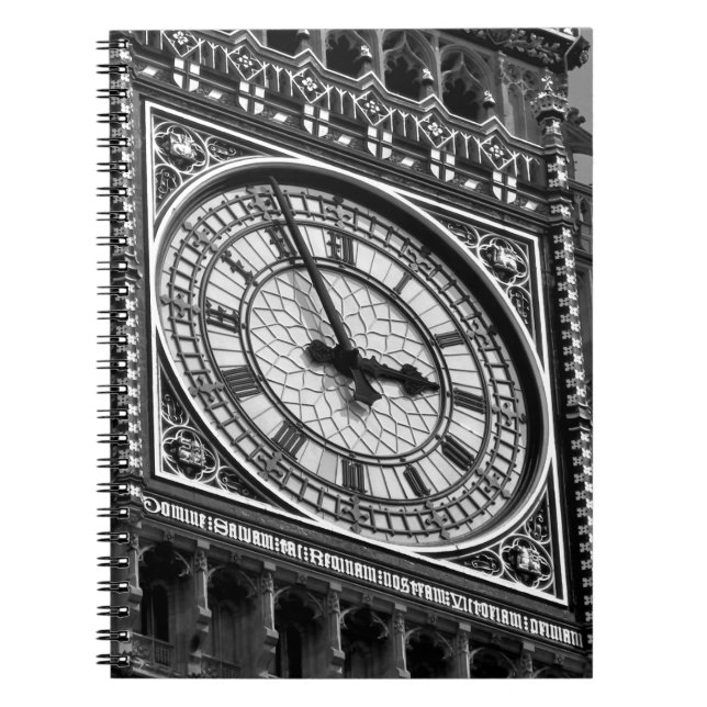 Carnet Fermer Big Ben Horloge Tour Voyage Europe (Devant)