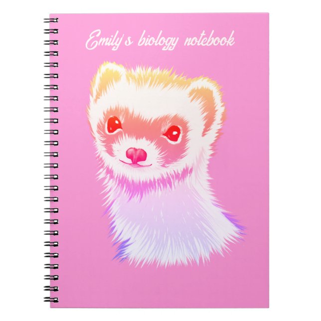 Carnet Ferret Sassy En Biologie Des Couleurs Arc-En-Ciel (Devant)