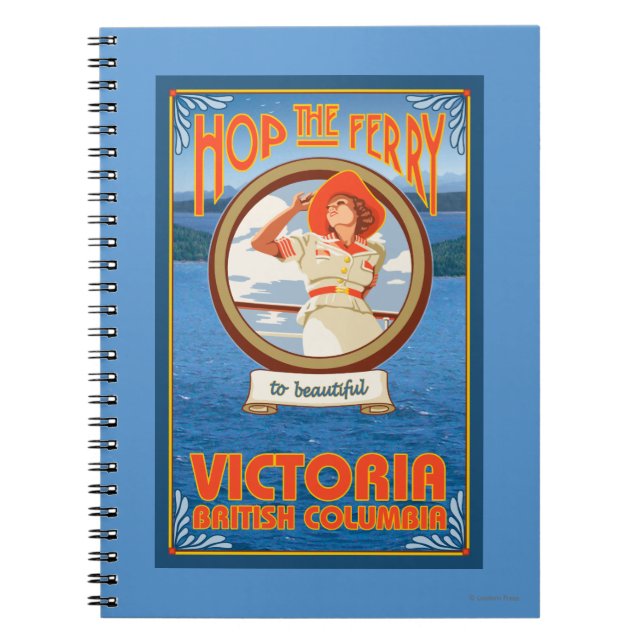 Carnet Ferry pour femme - Victoria (C.-B.) Canada (Devant)