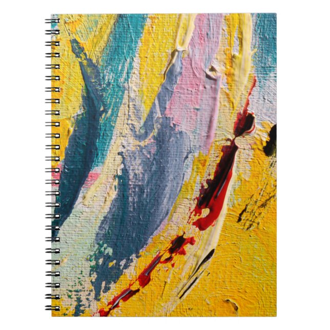 Carnet Festival du printemps. Peinture à texture multicol (Devant)