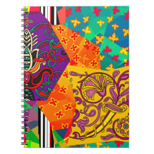 Carnet Festivale patchwork en indien, turc, italien, por