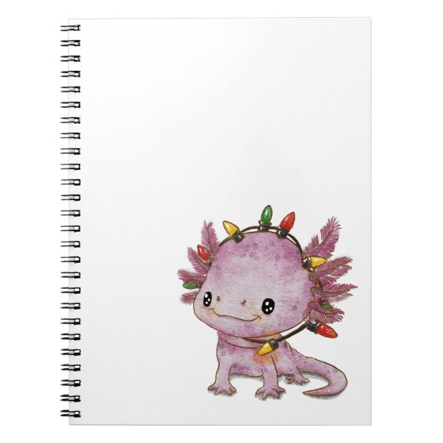 Carnet Festive Axolotl (Devant)
