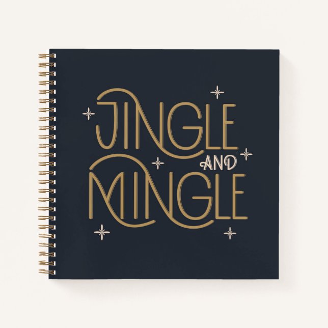 Carnet Festive Jingle et Mingle Holiday Design (Devant)