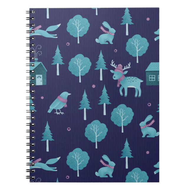 Carnet Festive Winter Animals (Devant)