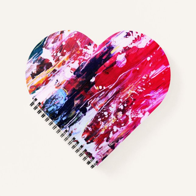 Carnet Festivité variation rose (Devant)