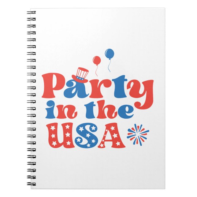 Carnet Fête aux Etats-Unis (Devant)