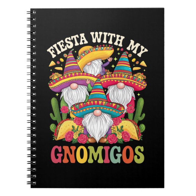 Carnet Fête avec mes Gnomigos Gnome Cinco De Mayo (Devant)