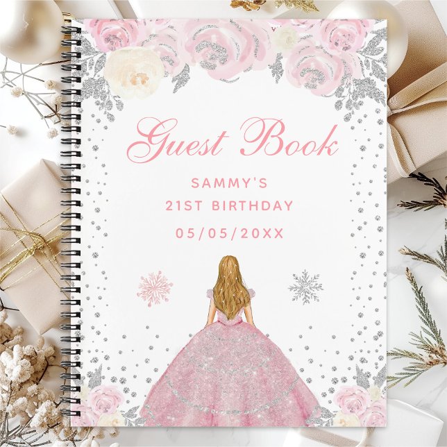 Carnet Fête d'anniversaire de princesse aux cheveux blond (Créateur téléchargé)