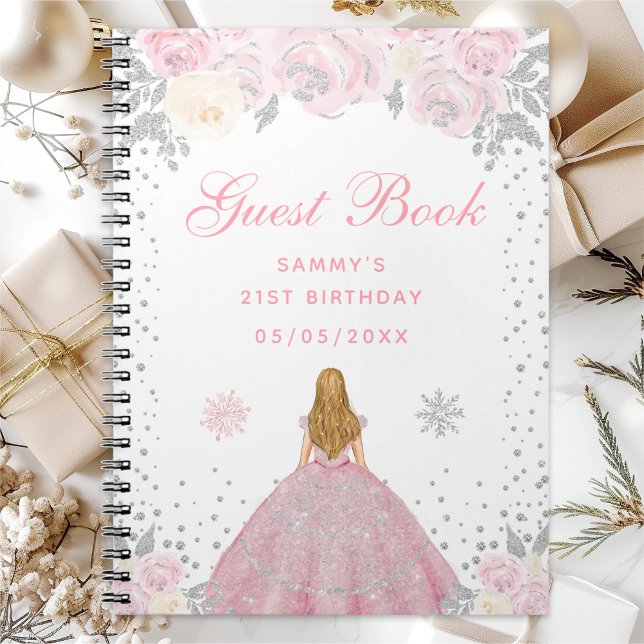 Carnet Fête d'anniversaire de princesse aux cheveux blond (Créateur téléchargé)