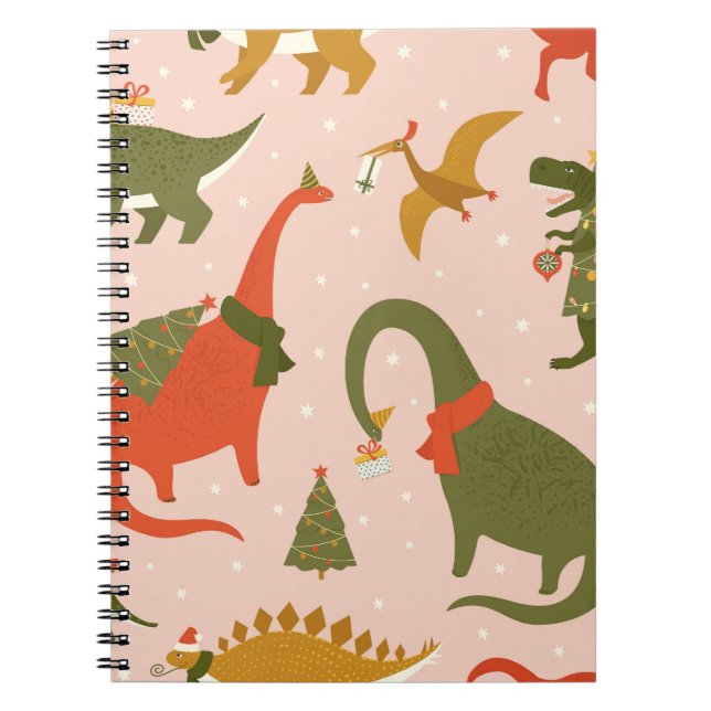 Carnet Fête de Noël Dino : Tree Rex (Devant)